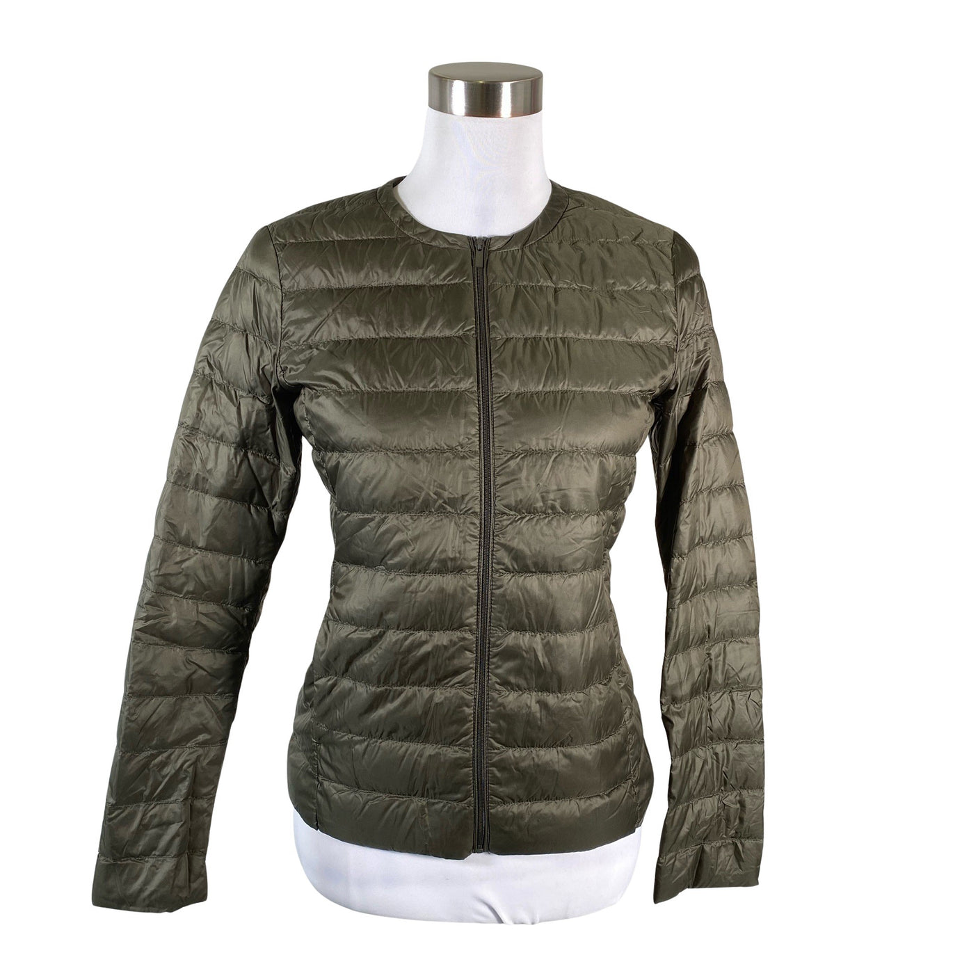 Unisex Uniqlo - Light down jacket, size 38 - Green (1)