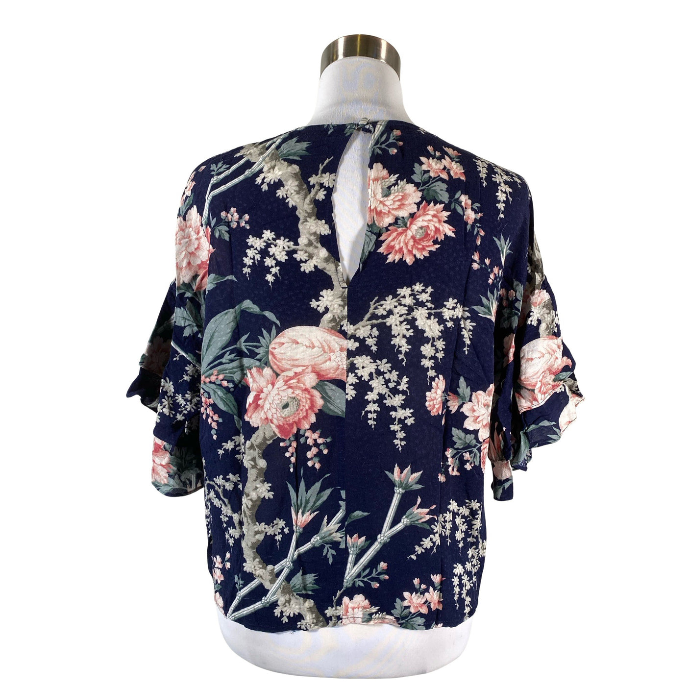 Unisex Warehouse - Short-sleeved blouse, size 38 - Blue (2)