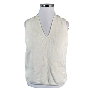 Unisex Esprit - Knit vest, size 42 - White (1)