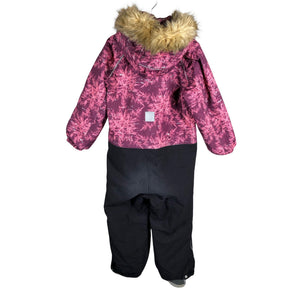 Unisex Reima - Winter overall, size 122 - 128 - Wine red (2)