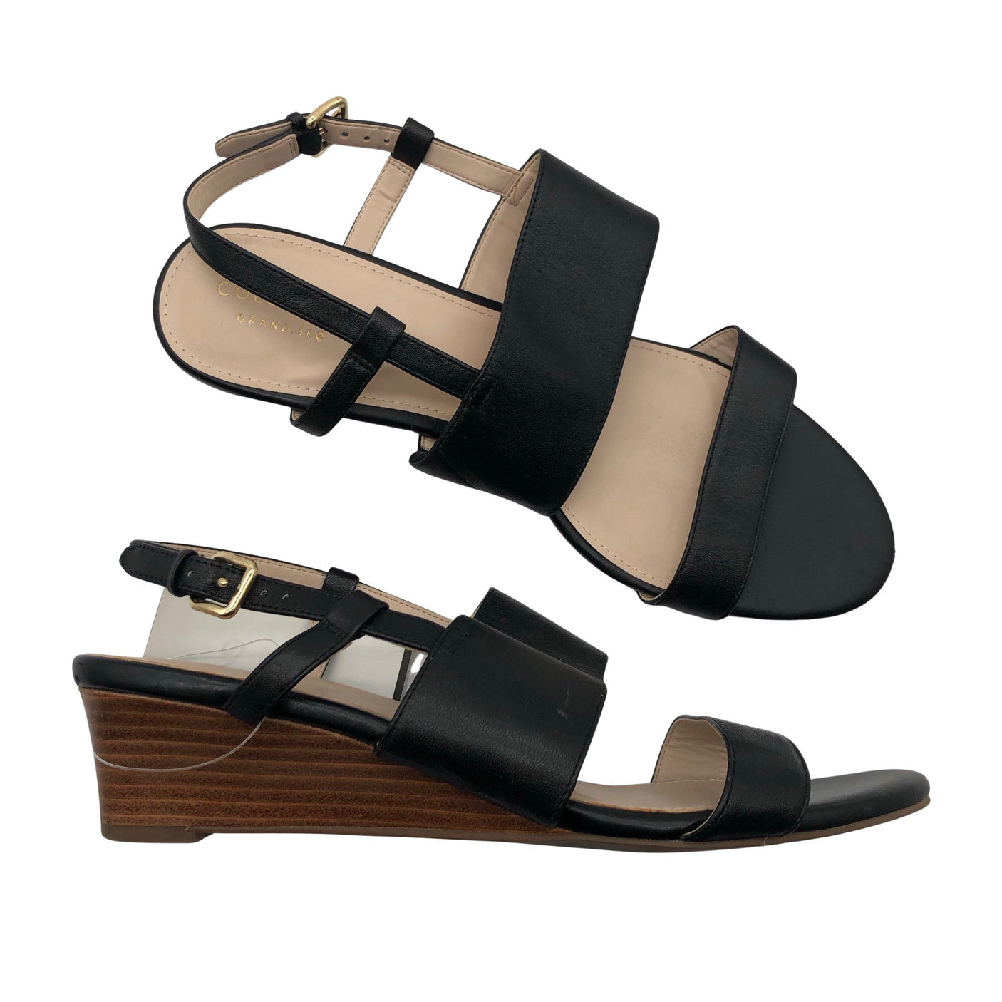 Unisex Cole Haan - Wedge sandals, size 40 - Black (1)