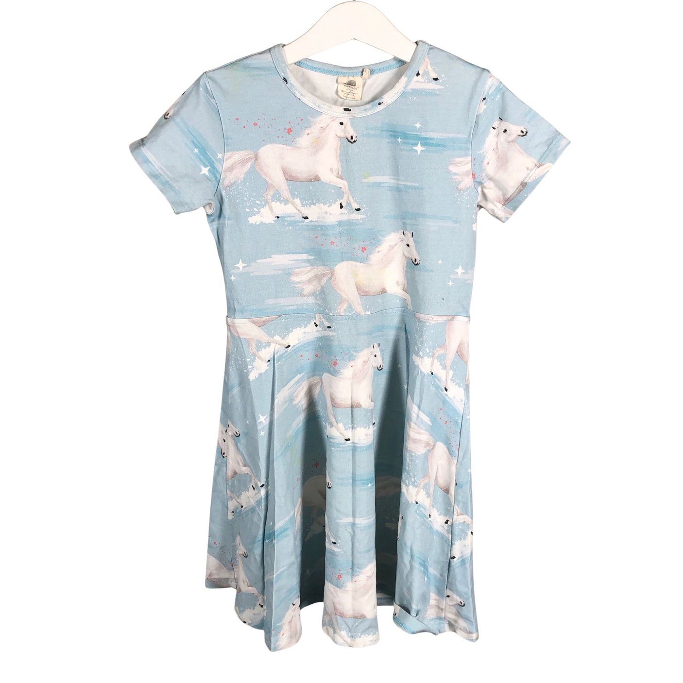Unisex Walkiddy - Tricot dress, size 116 - 122 - Light blue (1)