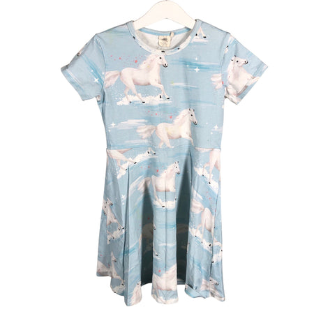 Unisex Walkiddy - Tricot dress, size 116 - 122 - Light blue ()