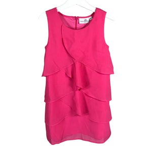 Unisex Happy Girls - Schiffon dress, size 116 - 122 - Pink (1)