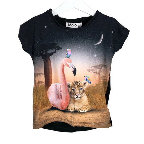Unisex Molo Kids - T-shirt, size 116 - 122 - Black ()
