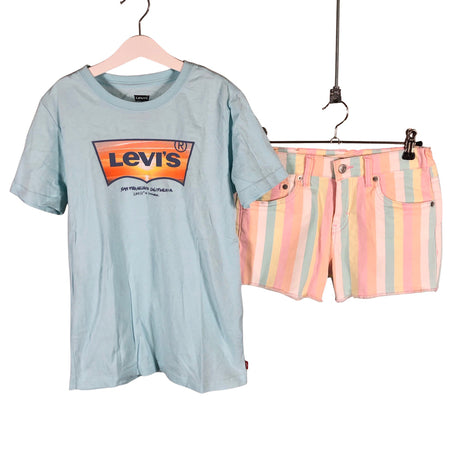 Unisex Levi's - T-shirt, size 146 - 152 - Light blue ()