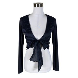 Unisex More&More - Tricot bolero, size 36 - Blue (1)