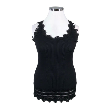 Unisex Rosemunde - Tricot tank top, size 42 - Black ()