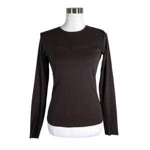 Unisex Marc O'Polo - Tricot shirt, size 38 - Brown (1)