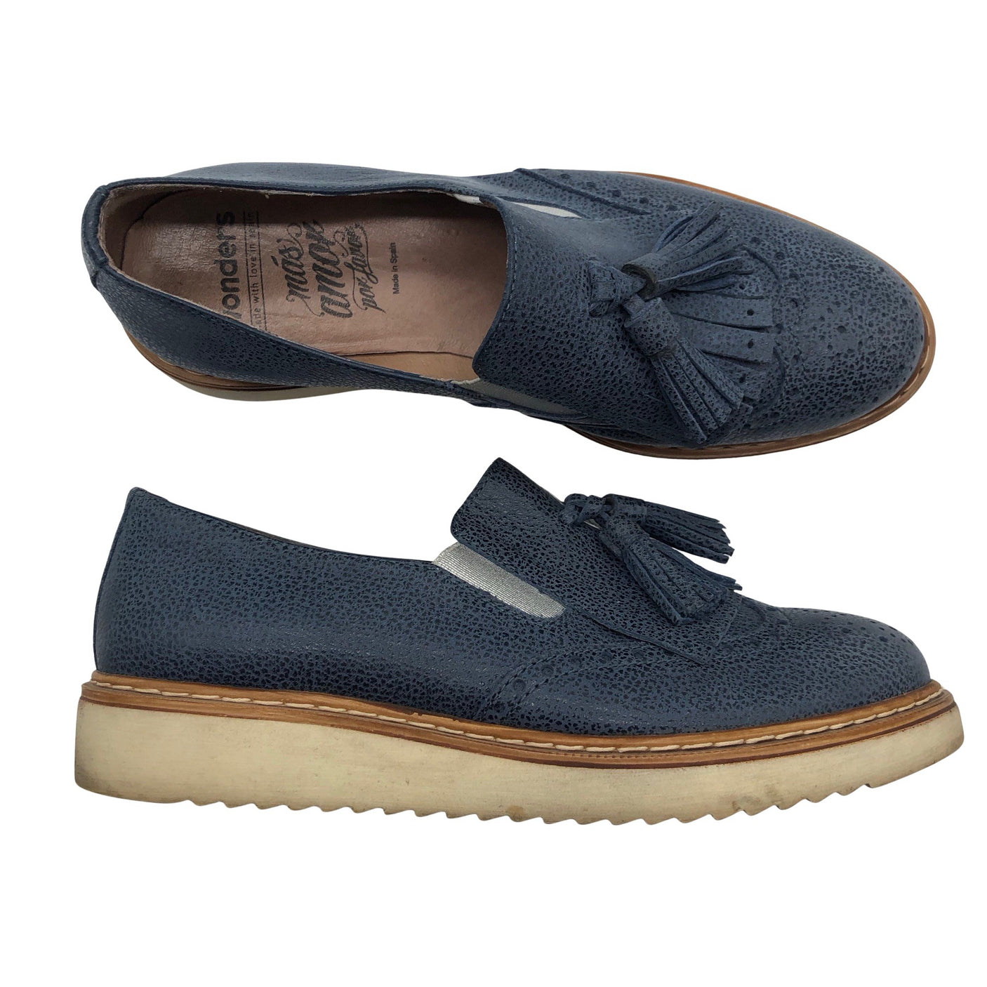 Unisex Wonders - Loafers, size 37 - Blue (1)