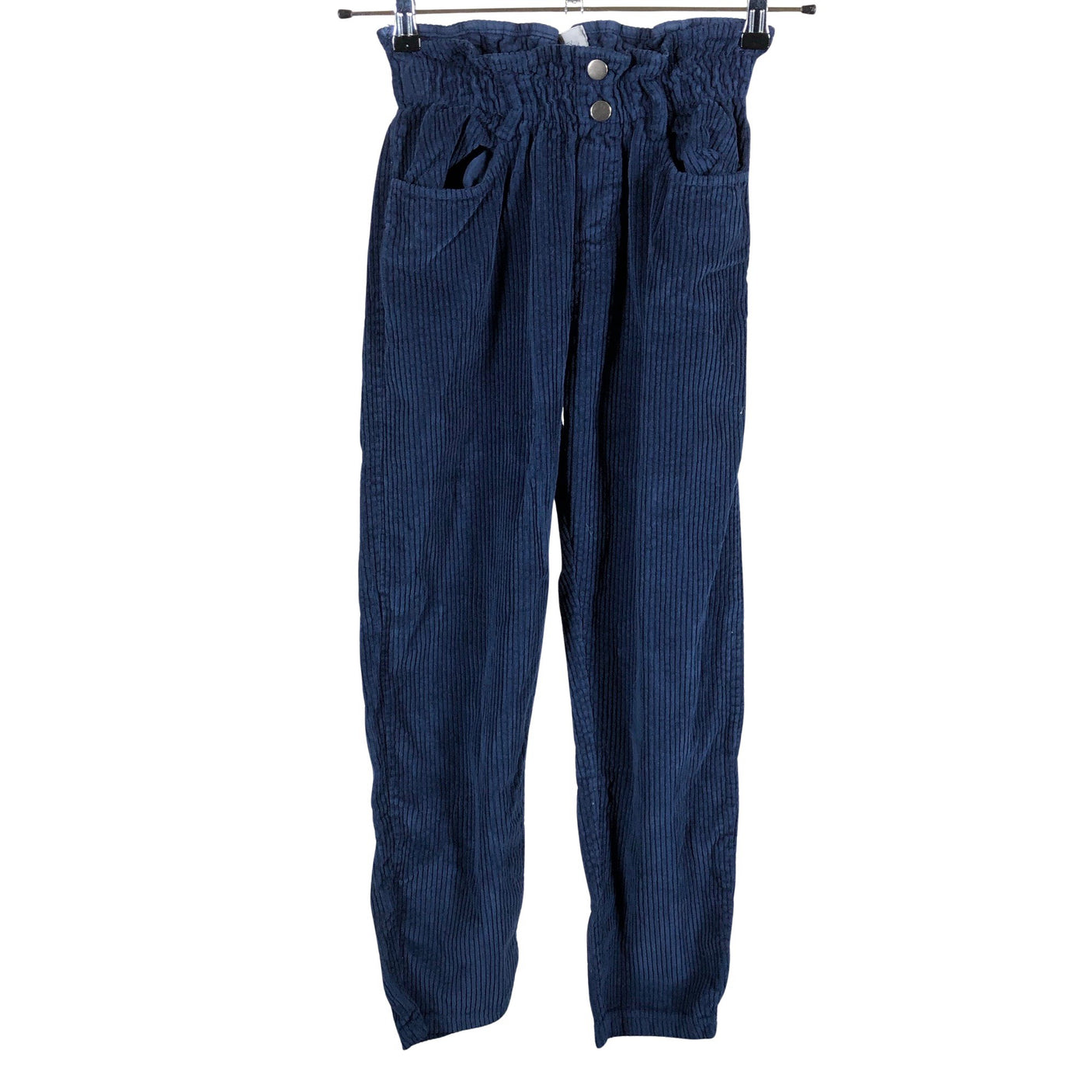 Unisex Blush - Velvet pants, size 36 - Blue (1)