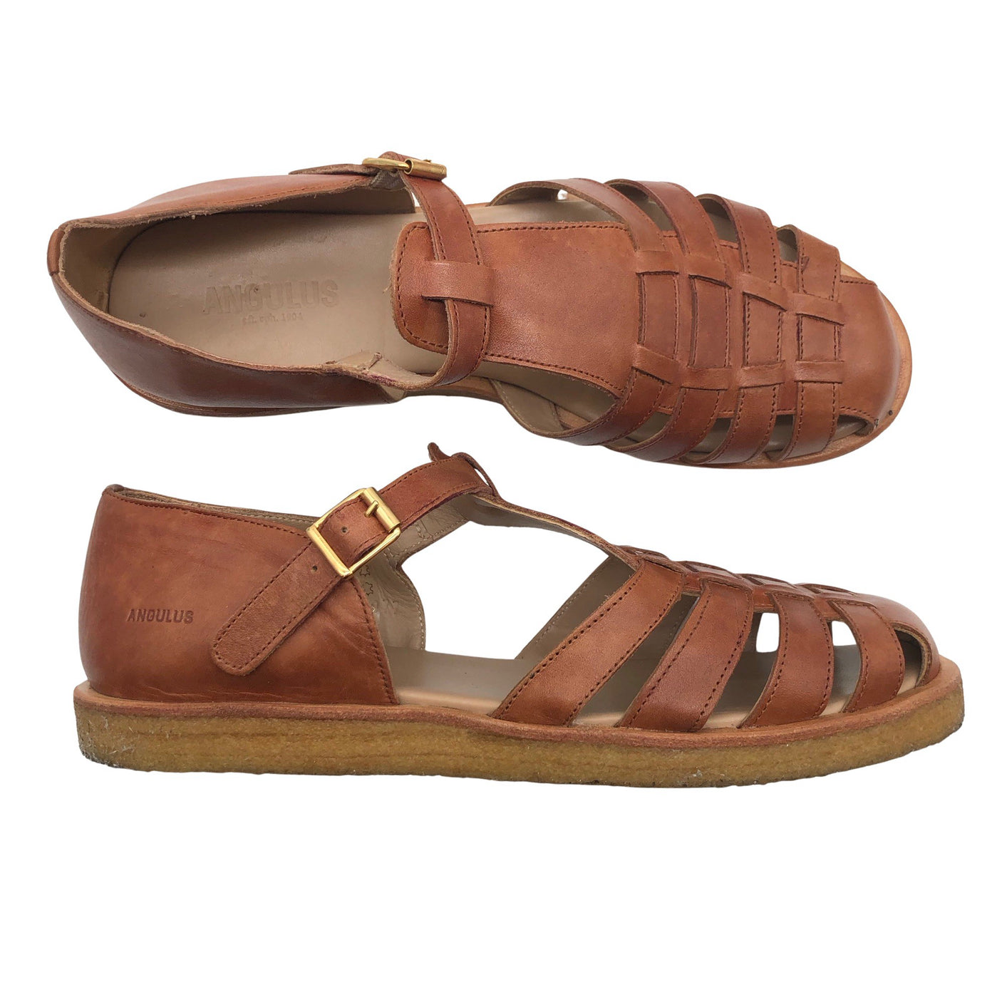 Unisex Angulus - Sandals, size 39 - Brown (1)