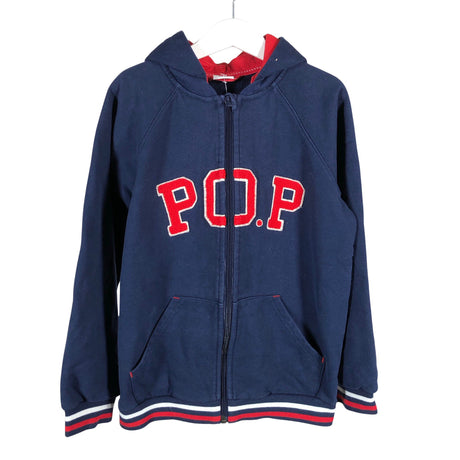Unisex Polarn O. Pyret - Hoodie, size 134 - 140 - Blue ()