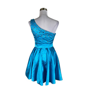 Unisex JJ's house - Party dress, size 38 - Turquoise (2)