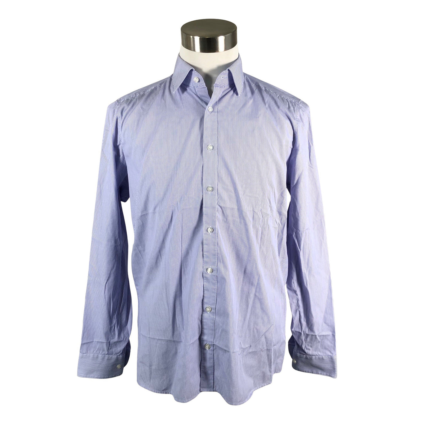 Unisex Olymp - Collared shirt, size L - Light blue (1)