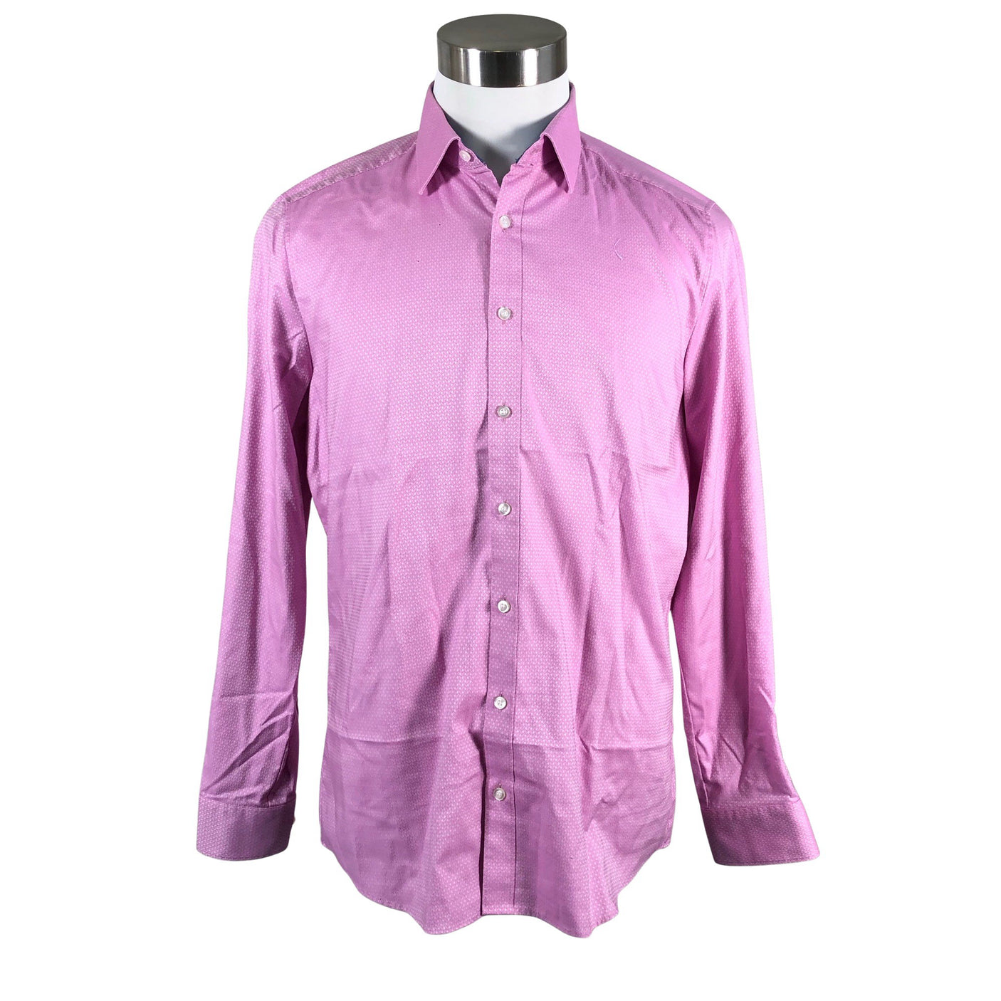 Unisex Olymp - Collared shirt, size L - Light pink (1)