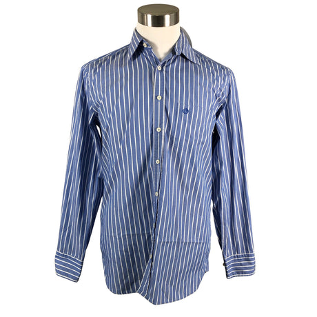 Unisex Bugatti - Collared shirt, size M - Blue ()