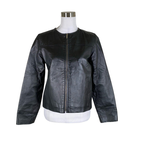 Unisex Aventura - Leather jacket, size 36 - Black ()