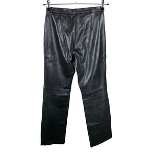 Unisex Tabacci - Leather pants, size 36 - Black (2)