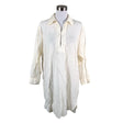 Unisex Lindex - Schiffon dress, size 34 - Natural white ()