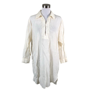 Unisex Lindex - Schiffon dress, size 34 - Natural white (1)
