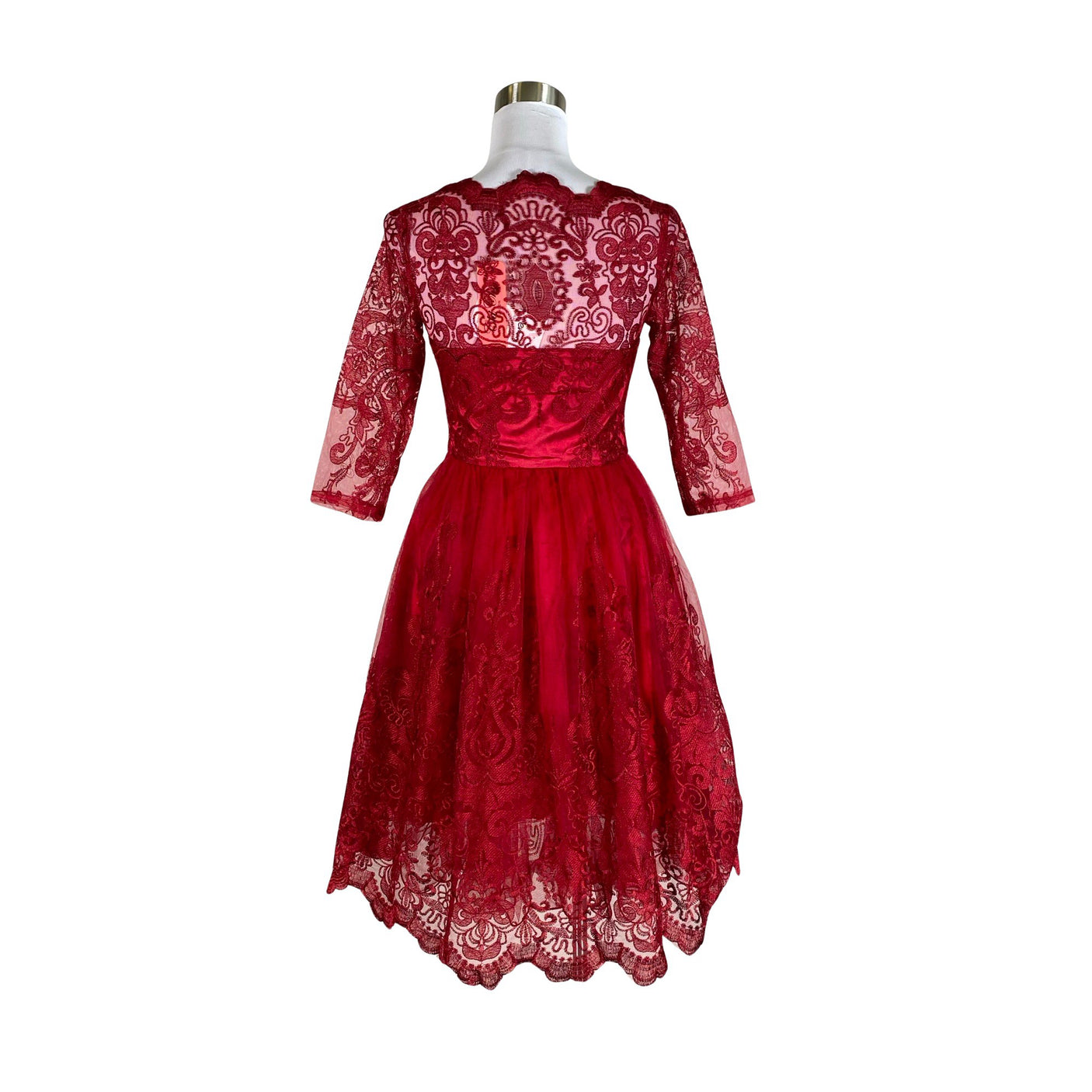 Unisex Chi Chi London - Party dress, size 36 - Red (2)
