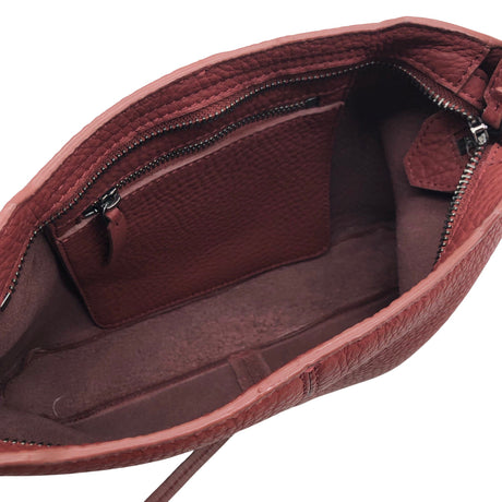 Unisex Ecco - Shoulder bag, size Mini - Wine red (2)