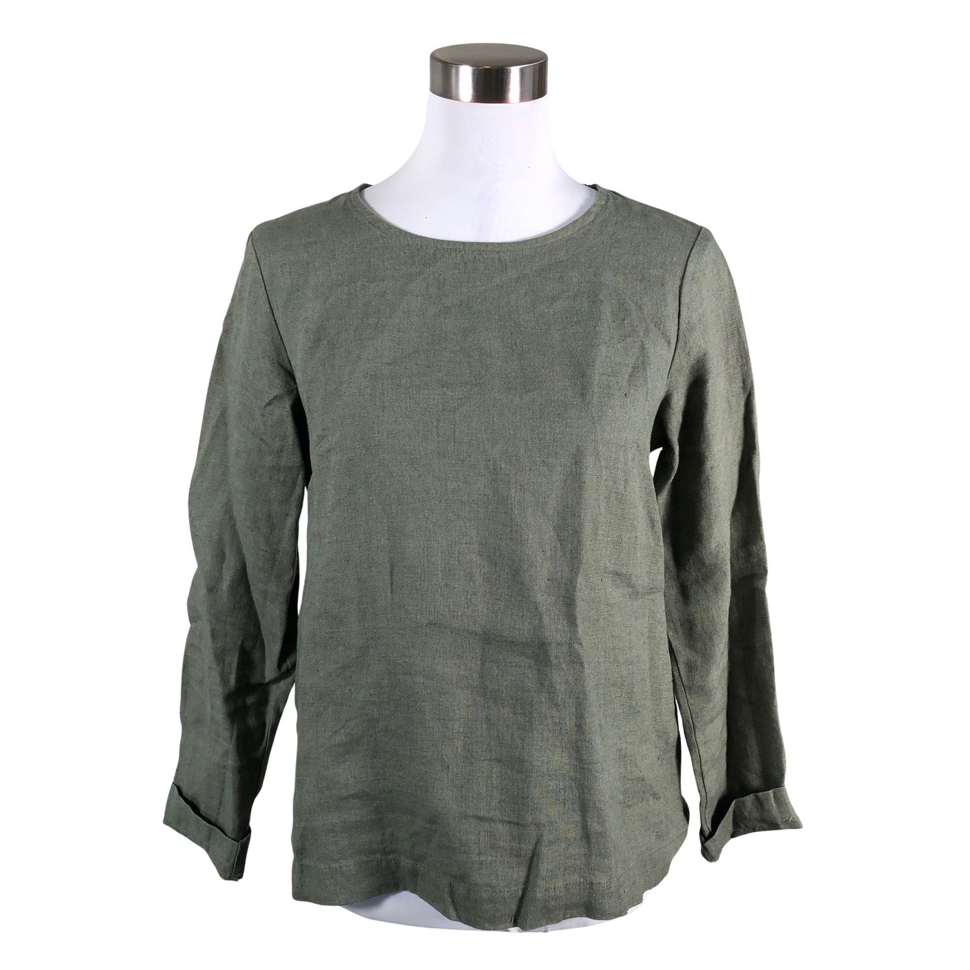Unisex Linenfox - Blouse, size 34 - Green (1)