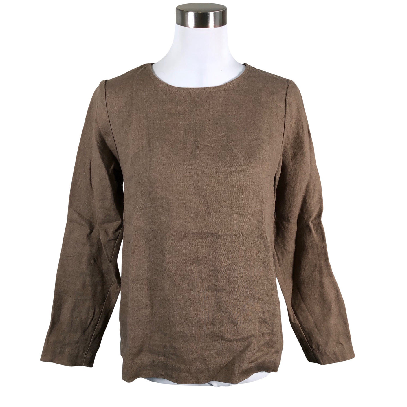 Unisex Linenfox - Blouse, size 34 - Brown (1)