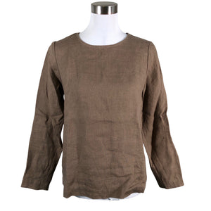 Unisex Linenfox - Blouse, size 34 - Brown (1)
