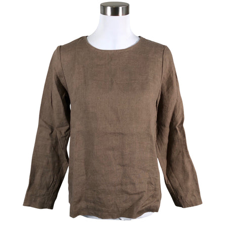 Unisex Linenfox - Blouse, size 34 - Brown ()