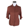 Unisex Twothirds - Short-sleeved blouse, size 34 - Red ()