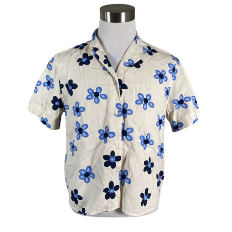 Unisex Uniqlo - Collared shirt, size M - Blue ()