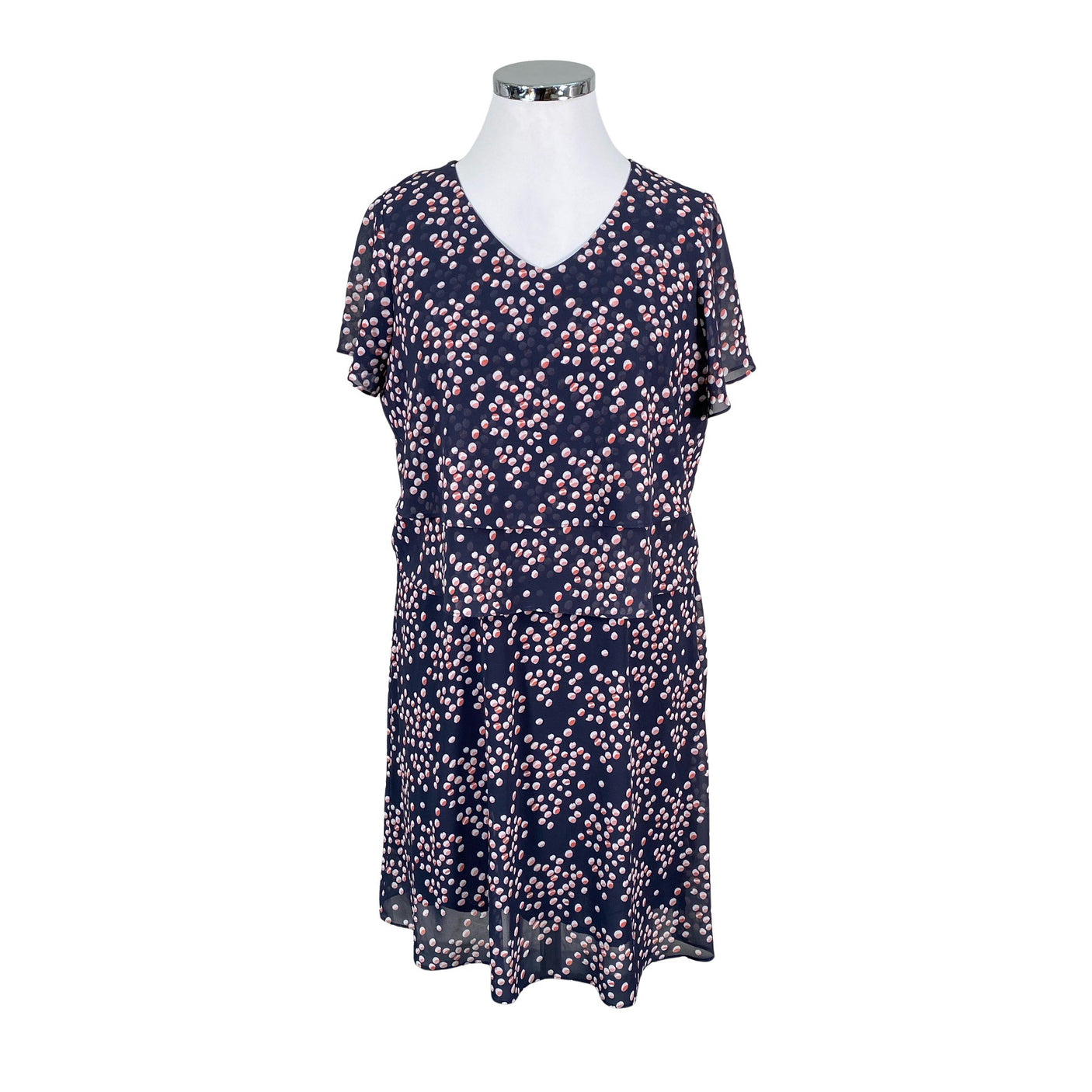 Unisex Gerry Weber - Schiffon dress, size 42 - Blue (1)