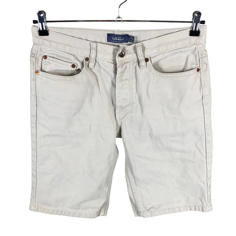 Unisex Topman - Denim shorts, size W30 - Beige ()