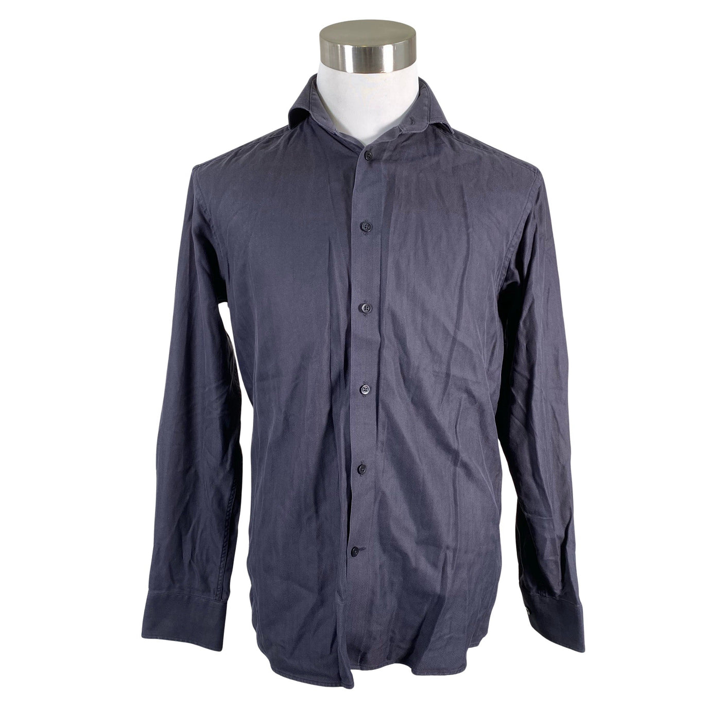 Unisex Schoffa - Collared shirt, size M - Gray (1)