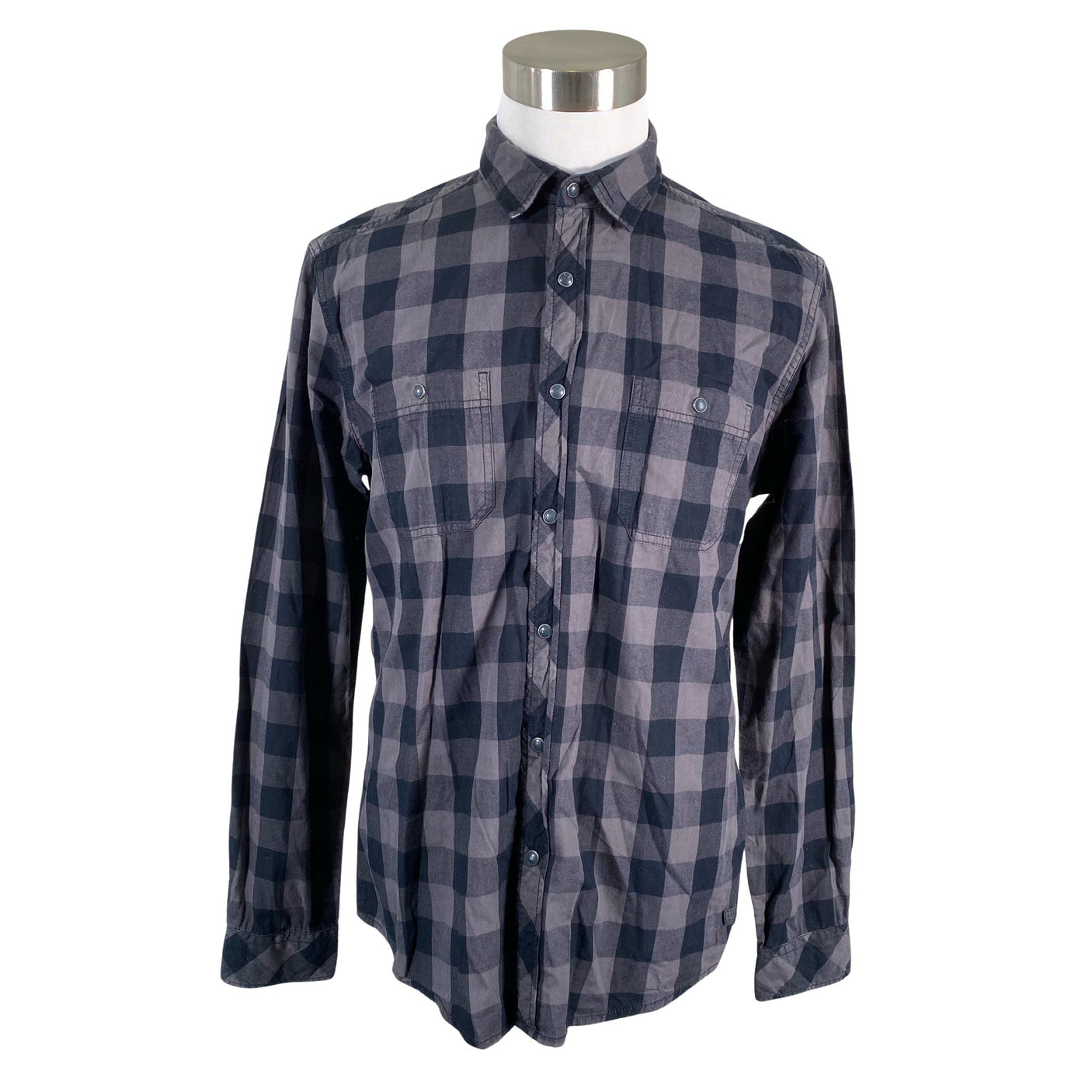Unisex Esprit - Collared shirt, size L - Gray (1)