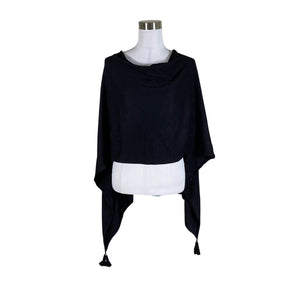 Unisex Comma - Poncho, size 40 - Black (1)