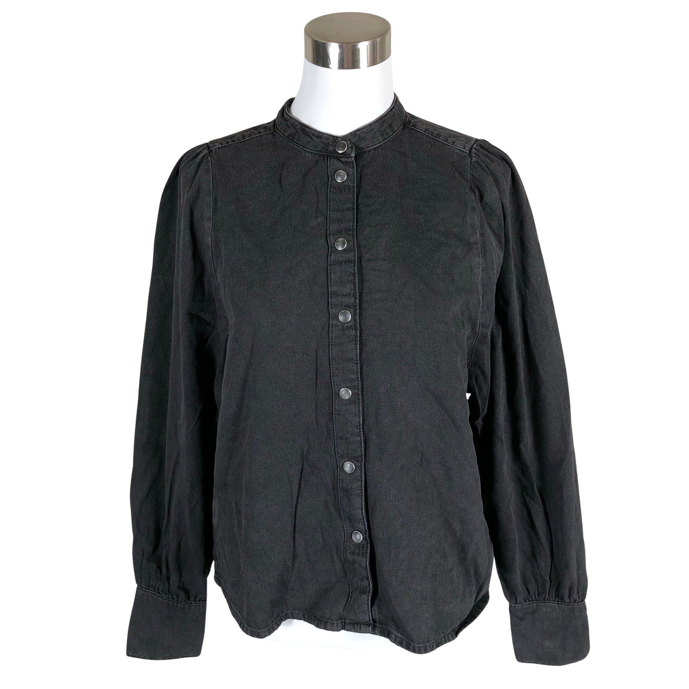 Unisex Lindex - Denim shirt, size 36 - Gray (1)
