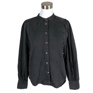 Unisex Lindex - Denim shirt, size 36 - Gray (1)