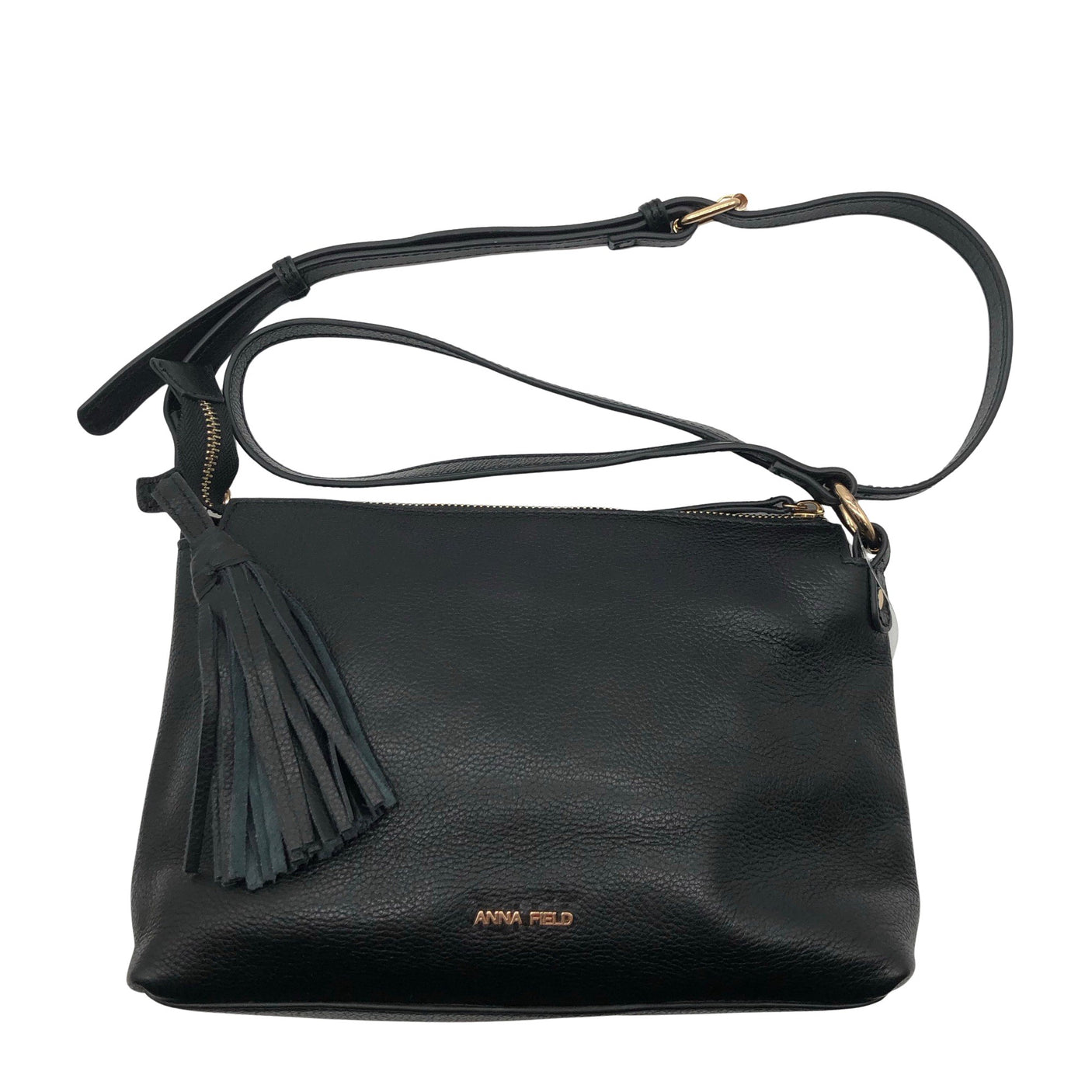 Unisex Anna Field - Shoulder bag, size Midi - Black (1)