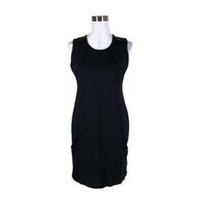 Unisex Benetton - Tricot dress, size 38 - Black (1)