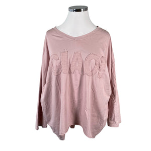 Unisex Bohemiana - Tricot shirt, size 44 - Light pink (1)