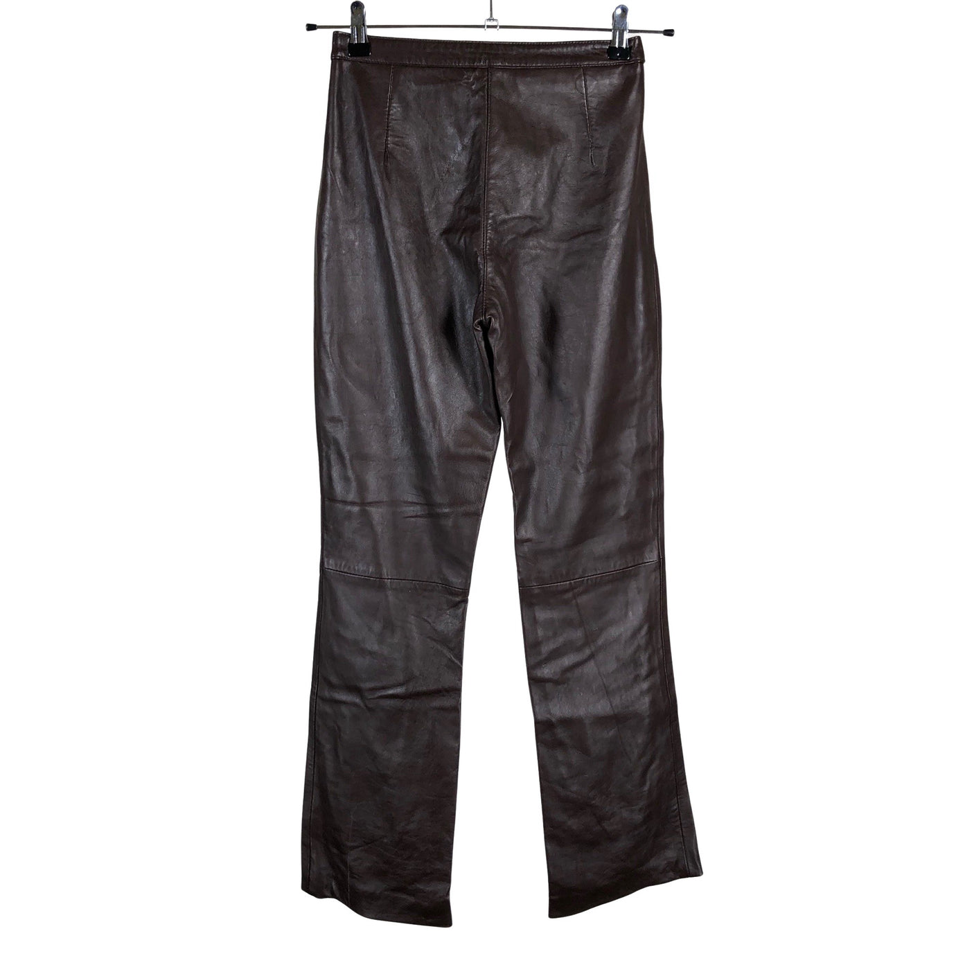Unisex Saki - Leather pants, size 34 - Brown (2)