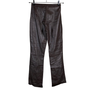 Unisex Saki - Leather pants, size 34 - Brown (2)