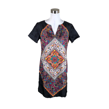 Unisex Derhy - Schiffon dress, size 38 - Black ()