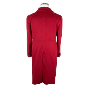 Unisex Cinzia Rocca - Wool coat, size 44 - Red (2)