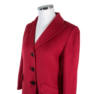Unisex Cinzia Rocca - Wool coat, size 44 - Red (3)