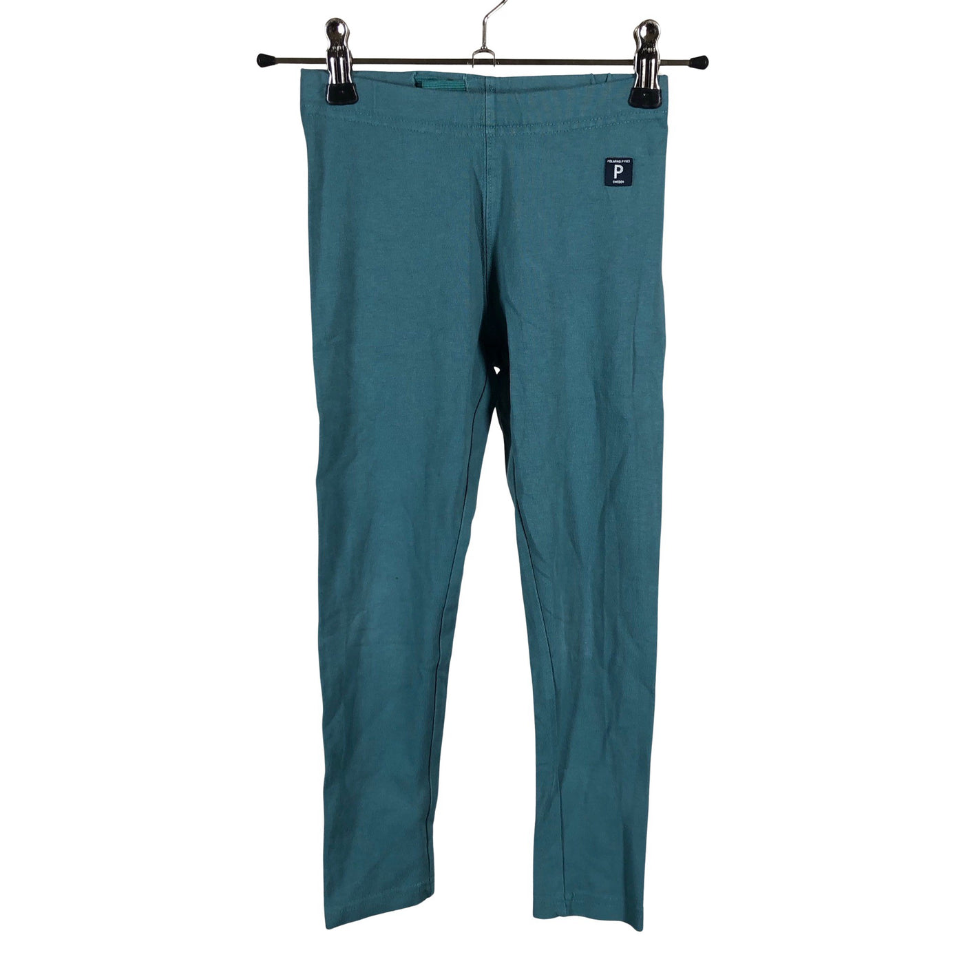 Unisex Polarn O. Pyret - Leggings, size 110 - 116 - Green (1)