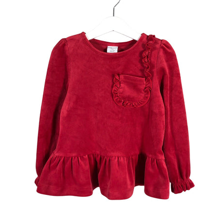 Unisex Polarn O. Pyret - Tricot tunic, size 104 - 110 - Red ()